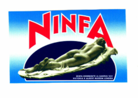 NINFA NINFA DORMIENTE A.CANOVA 1821 VICTORIA & ALBERT MUSEUM LONDRA Logo (EUIPO, 02.10.1997)