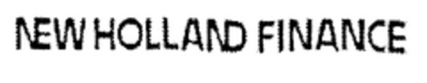 NEW HOLLAND FINANCE Logo (EUIPO, 27.07.1998)