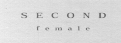 SECOND female Logo (EUIPO, 10.12.1999)