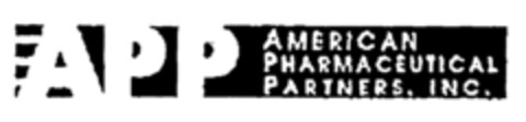 APP AMERICAN PHARMACEUTICAL PARTNERS, INC. Logo (EUIPO, 31.08.2001)