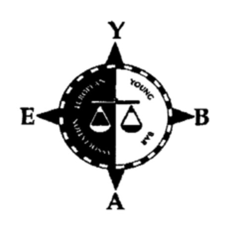 EYBA EUROPEAN YOUNG BAR ASSOCIATION Logo (EUIPO, 20.03.2002)