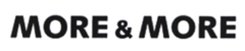 MORE & MORE Logo (EUIPO, 06.08.2003)