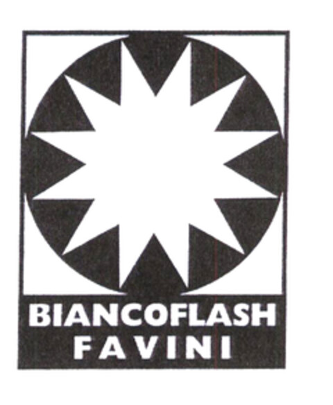 BIANCOFLASH FAVINI Logo (EUIPO, 15.03.2004)