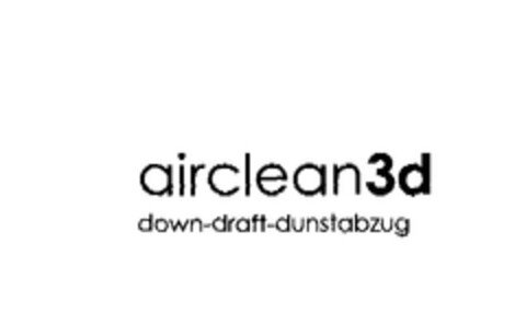 airclean3d down-draft-dunstabzug Logo (EUIPO, 17.02.2005)