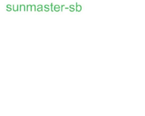 sunmaster-sb Logo (EUIPO, 04/19/2011)