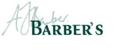 AJ BARBER BARBER'S Logo (EUIPO, 18.08.2011)