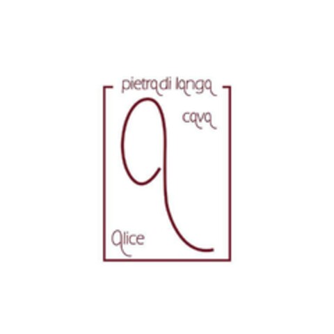 PIETRA DI LANGA CAVA ALICE Logo (EUIPO, 05/17/2016)