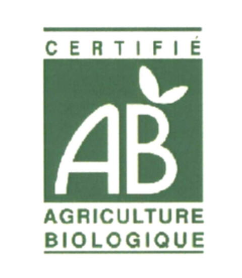 CERTIFIE AB - AGRICULTURE BIOLOGIQUE Logo (EUIPO, 27.02.2017)