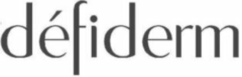 défiderm Logo (EUIPO, 02.03.2018)