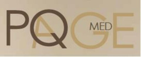 PQAGE MED Logo (EUIPO, 01.10.2018)