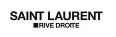 SAINT LAURENT RIVE DROITE Logo (EUIPO, 01/14/2019)