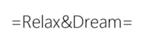 Relax&Dream Logo (EUIPO, 01.05.2019)