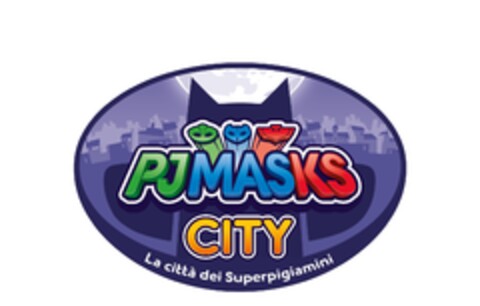 PJ MASKS CITY La città dei Superpigiamini Logo (EUIPO, 06.11.2019)