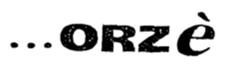 ...ORZè Logo (EUIPO, 21.06.1996)