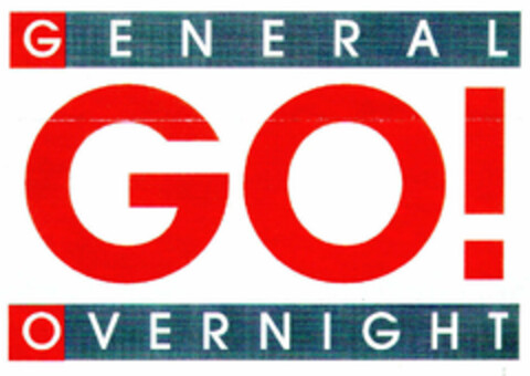 GENERAL GO! OVERNIGHT Logo (EUIPO, 09/20/1996)