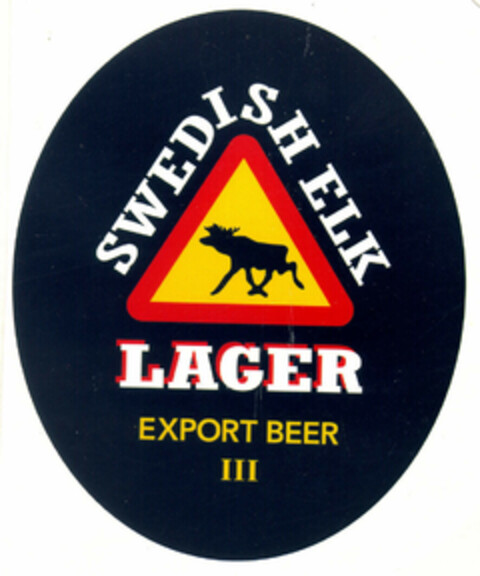 SWEDISH ELK LAGER EXPORT BEER Logo (EUIPO, 19.02.1997)