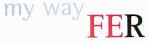 my way FER Logo (EUIPO, 03/11/2002)