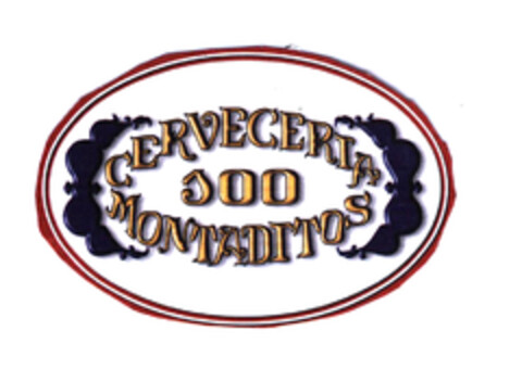 CERVECERIA 100 MONTADITOS Logo (EUIPO, 01/07/2003)