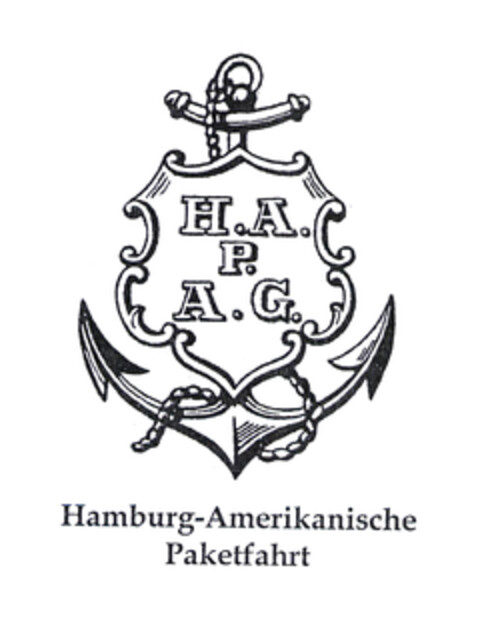 H.A.P.A.G. Hamburg-Amerikanische Paketfahrt Logo (EUIPO, 09/19/2003)