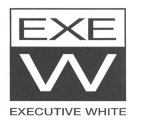 EXE W EXECUTIVE WHITE Logo (EUIPO, 04.10.2007)