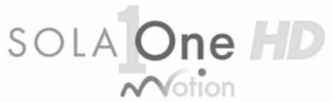 SOLA 1 One HD motion Logo (EUIPO, 07.11.2007)