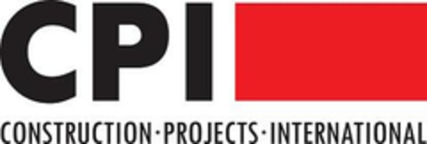 CPI CONSTRUCTION PROJECTS INTERNATIONAL Logo (EUIPO, 06/16/2008)