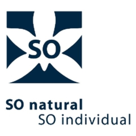 SO NATURAL SO INDIVIDUAL Logo (EUIPO, 10/08/2010)