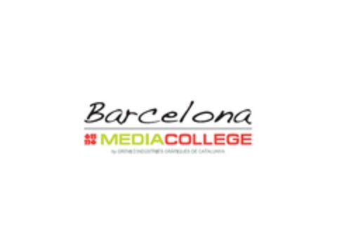 BARCELONA MEDIACOLLEGE BY GREMI D'INDÚSTRIES GRÀFIQUES DE CATALUNYA Logo (EUIPO, 09/15/2011)