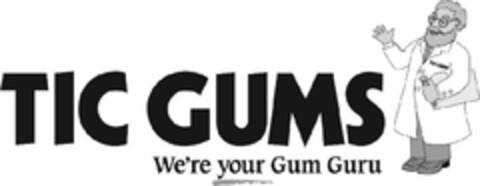 TIC GUMS WE'RE YOUR GUM GURU Logo (EUIPO, 02.03.2012)