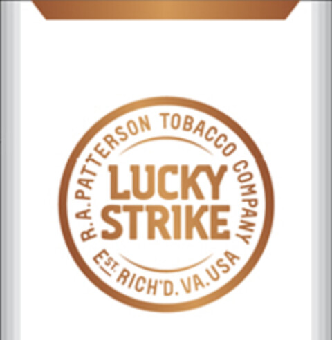 LUCKY STRIKE R.A. PATTERSON TOBACCO COMPANY EST RICH'D. V.A. USA Logo (EUIPO, 09/23/2015)