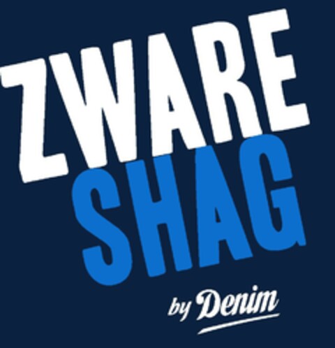 ZWARE SHAG by Denim Logo (EUIPO, 10.02.2017)