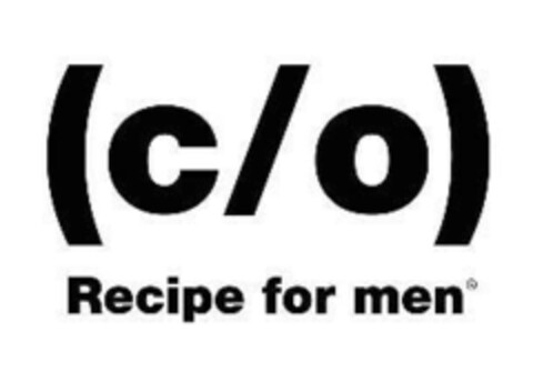 (c/o) Recipe for men Logo (EUIPO, 30.08.2017)