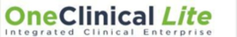 OneClinical Lite Integrated Clinical Enterprise Logo (EUIPO, 11/14/2019)