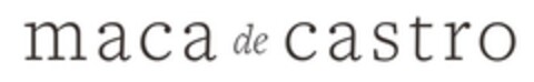 maca de castro Logo (EUIPO, 09/25/2020)