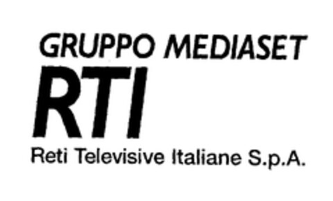 GRUPPO MEDIASET RTI Reti Televisive Italiane S.p.A. Logo (EUIPO, 11.04.2002)