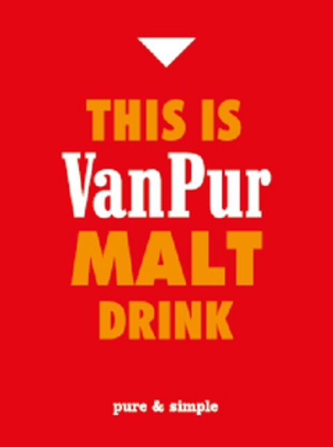 THIS IS Van Pur MALT DRINK pure & simple Logo (EUIPO, 16.06.2013)