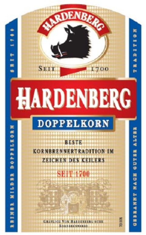 HARDENBERG DOPPELKORN Logo (EUIPO, 11/13/2013)