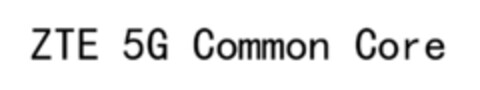 ZTE 5G Common Core Logo (EUIPO, 17.07.2018)