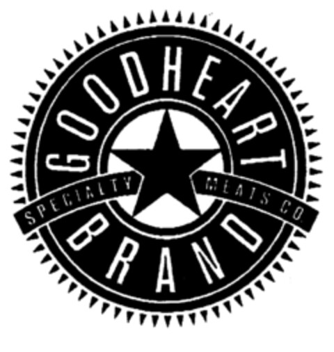 GOODHEART BRAND SPECIALTY MEATS CO. Logo (EUIPO, 08/08/1997)