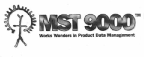 MST 9000 Works Wonders in Product Data Management Logo (EUIPO, 07/25/1997)