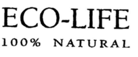 ECO-LIFE 100% NATURAL Logo (EUIPO, 04/09/1999)