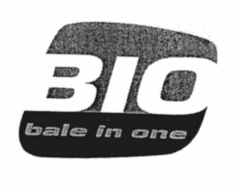 BIO bale in one Logo (EUIPO, 30.04.2001)