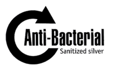 Anti-Bacterial Sanitized silver Logo (EUIPO, 15.11.2002)