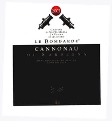 LE BOMBARDE CANNONAU Logo (EUIPO, 08/13/2003)