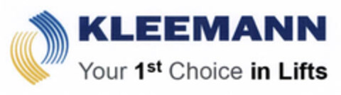 KLEEMANN Your 1st Choice in Lifts Logo (EUIPO, 31.07.2007)