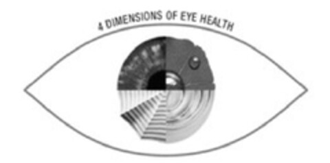 4 DIMENSIONS OF EYE HEALTH Logo (EUIPO, 06/02/2009)