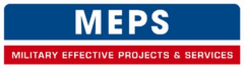 MEPS MILITARY EFFECTIVE PROJECTS & SERVICES Logo (EUIPO, 07/03/2009)