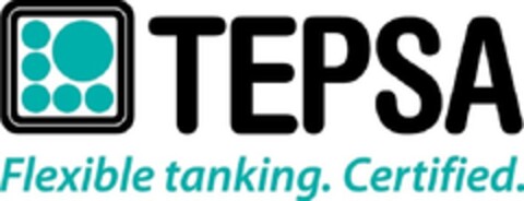 TEPSA. FLEXIBLE TANKING. CERTIFIED Logo (EUIPO, 04.12.2009)