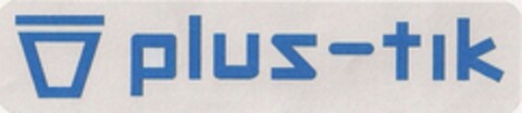 PLUS-TIK Logo (EUIPO, 15.09.2009)