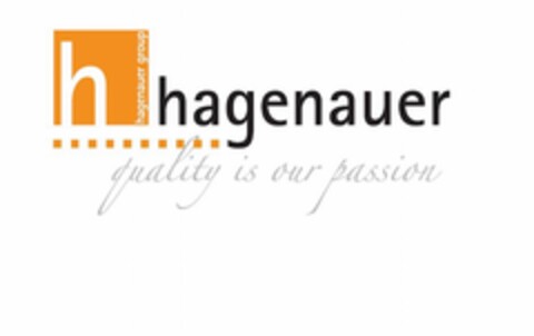 hagenauer quality is our passion Logo (EUIPO, 14.02.2011)